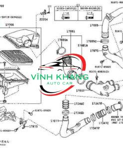 ỐNG GIÓ BẦU E XE TOYOTA HILUX 2015-2025 | 173610L021 ỐNG GIÓ BẦU E XE TOYOTA HILUX 2015-2025 | 173610L021 - Ảnh 5