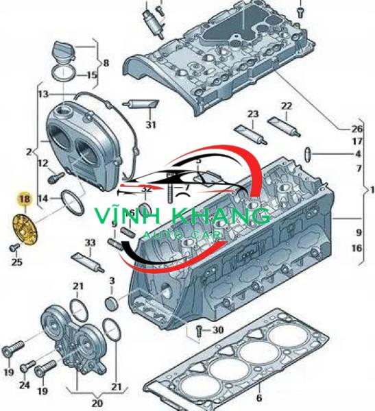 CẢM BIẾN ĐẦU CỐT CAM XE AUDI A3 2012-2018 | 06L109259D CẢM BIẾN ĐẦU CỐT CAM XE AUDI A3 2012-2018 | 06L109259D - Ảnh 5