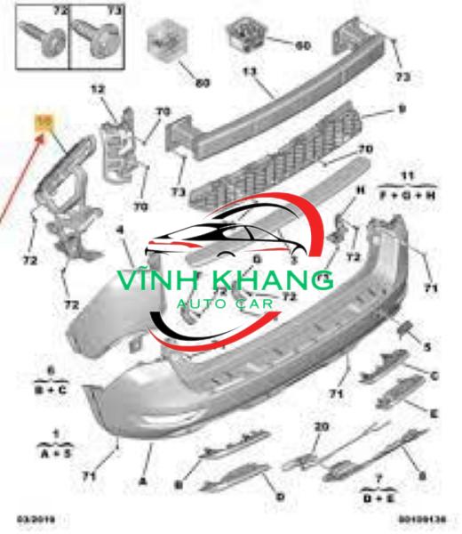 CẢN SAU XE HYUNDAI STAREX 2007-2016 | 866114H000 CẢN SAU XE HYUNDAI STAREX 2007-2016 | 866114H000 - Ảnh 5