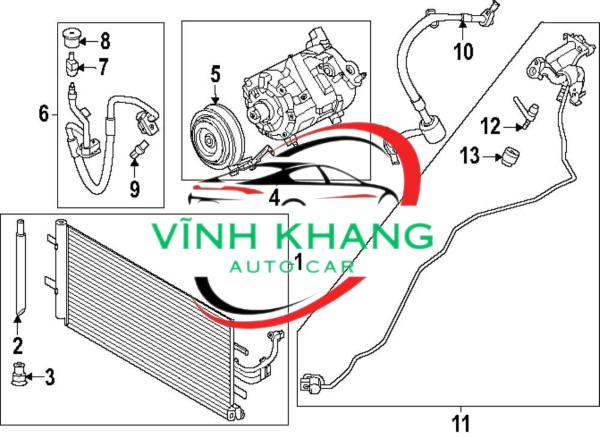 DÀN NÓNG XE HYUNDAI MIGHTY 75S | 992375L302 DÀN NÓNG XE HYUNDAI MIGHTY 75S | 992375L302 - Ảnh 5
