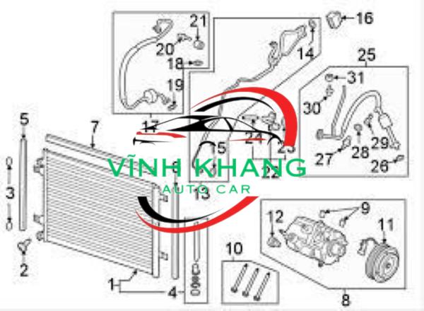 DÀN NÓNG XE FIAT DOBLO 2002-2008 | 51758873 DÀN NÓNG XE FIAT DOBLO 2002-2008 | 51758873 - Ảnh 5