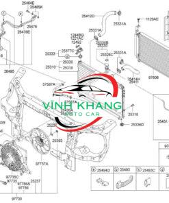 KÉT NƯỚC XE VOLKSWAGEN GOLF 2003-2014 | 5K0121253D NẮP KÉT NƯỚC XE HYUNDAI KONA 2017-2023 | 25330C7000