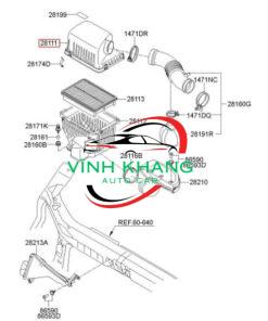 NẮP HỘP LỌC GIÓ DƯỚI XE HYUNDAI I10 GRAND | 28112B4000 NẮP HỘP LỌC GIÓ DƯỚI XE HYUNDAI I10 GRAND | 28112B4000 - Ảnh 4