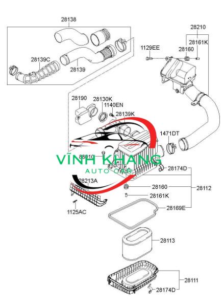 NẮP HỘP LỌC GIÓ DƯỚI XE HYUNDAI I10 GRAND | 28112B4000 NẮP HỘP LỌC GIÓ DƯỚI XE HYUNDAI I10 GRAND | 28112B4000 - Ảnh 5