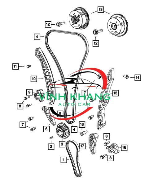 ỐC TRỤC CAM XE PEUGEOT 5008 2018-2023 | 9808341580 ỐC TRỤC CAM XE PEUGEOT 5008 2018-2023 | 9808341580 - Ảnh 4
