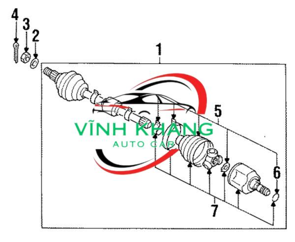 BI CHỮ THẬP XE MITSUBISHI TRITON 2015-2022 | 37138W030P BI CHỮ THẬP XE MITSUBISHI TRITON 2015-2022 | 37138W030P - Ảnh 5