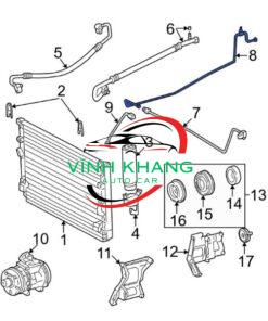 TUY Ô ĐIỀU HÒA XE KIA FORTE 2008-2013 | 977751M001 - Ảnh 4
