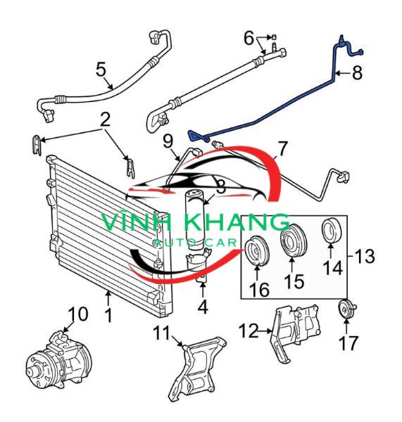 TUY Ô ĐIỀU HÒA XE KIA FORTE 2008-2013 | 977751M001 TUY Ô ĐIỀU HÒA XE KIA FORTE 2008-2013 | 977751M001 - Ảnh 4