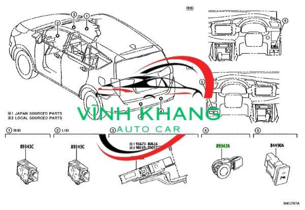 CAM BÁO LÙI XE KIA MORNING 2014-2025 | 957001Y001 CAM BÁO LÙI XE KIA MORNING 2014-2025 | 957001Y001 - Ảnh 5