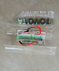 CHỮ TOYOTA CỐP HẬU XE TOYOTA INNOVA 2006-2025 | 754410K031